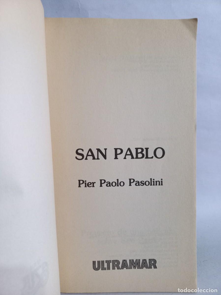 Libros de segunda mano: Pier Paolo Pasolini - San Pablo - 1982 - Foto 4