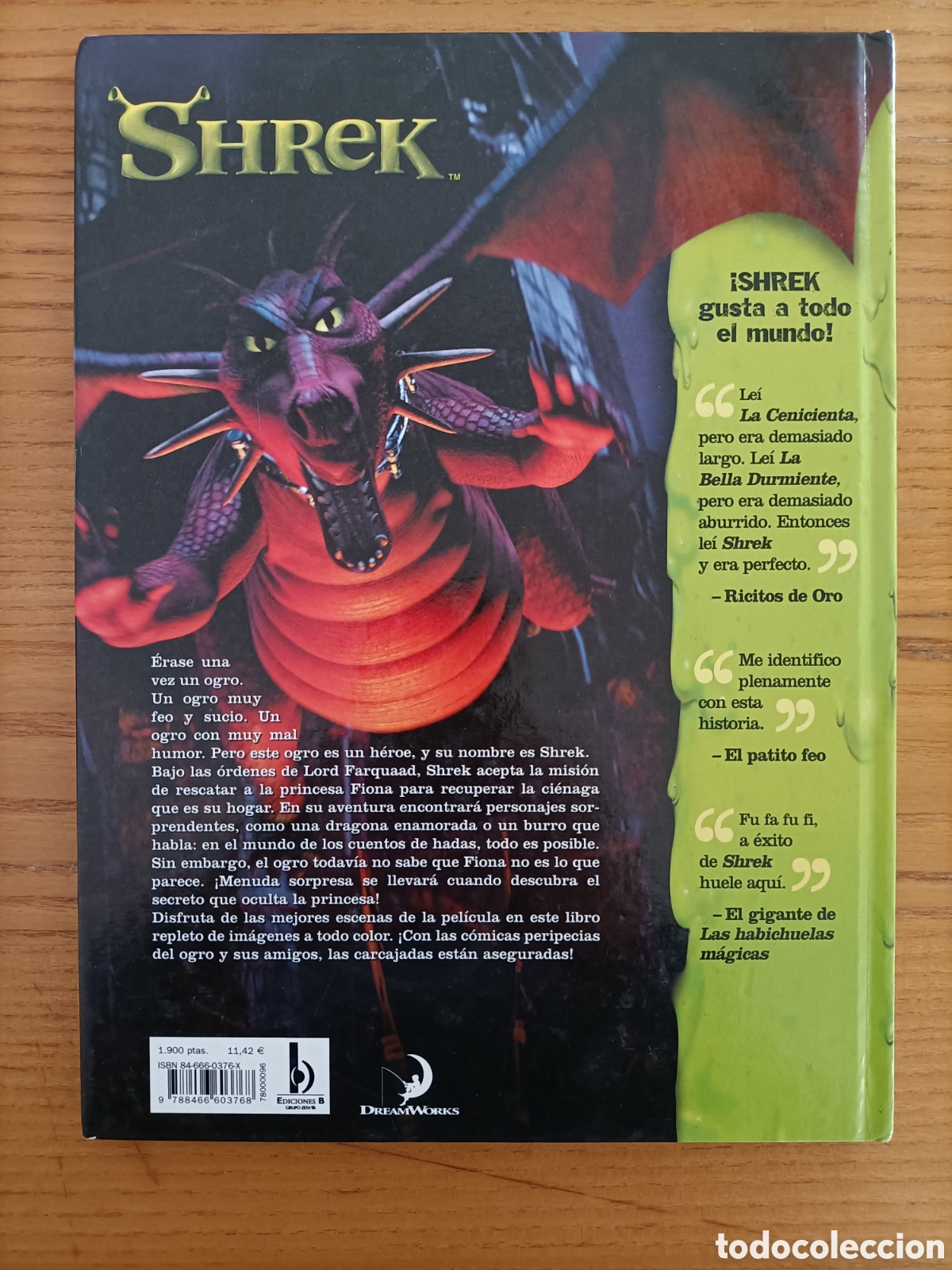 Libros de segunda mano: Shrek. Las mejores escenas. Ediciones B - Foto 3