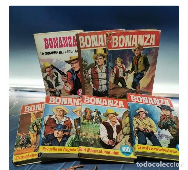 Libros de segunda mano: 7 Libros ilustrados de Bonanza tv