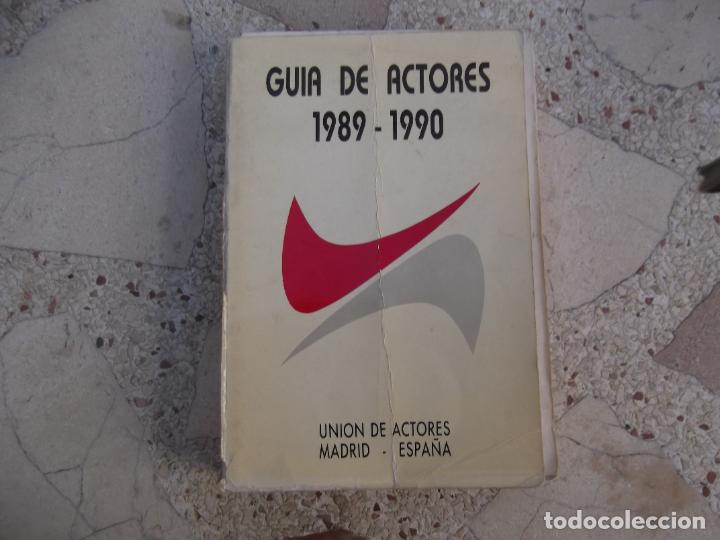 Livros em segunda m&atilde;o: guia de actores 1989-1990, union de actores,