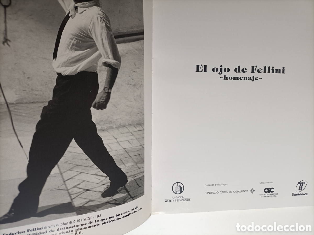 Libros de segunda mano: El ojo de Fellini. Homenaje . Exposici&oacute;n - Foto 7