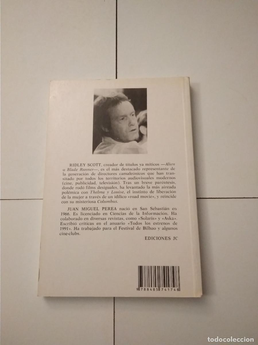 Libros de segunda mano: Libro Ridley Scott - Juan Miguel Perea - Ediciones JC - Foto 2