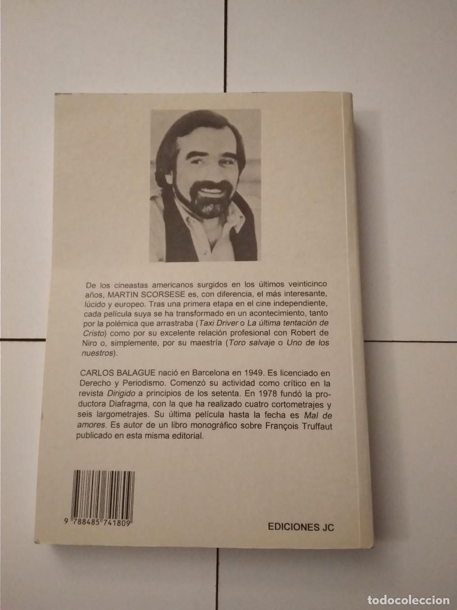 Libros de segunda mano: Libro Martin Scorsese - Carlos Balague - Ediciones JC - Foto 2