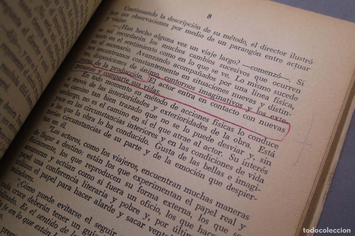 Libros de segunda mano: Preparaci&oacute;n de actor. STANISLAVSKY - Foto 2