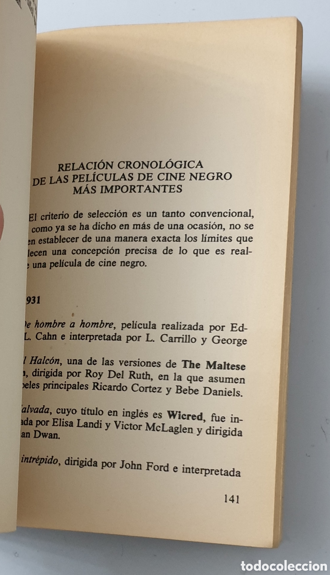 Libros de segunda mano: LIBRO EL CINE NEGRO de A.B. Tello (Espa&ntilde;a - Ediciones Vilmar - 1990) - Foto 13