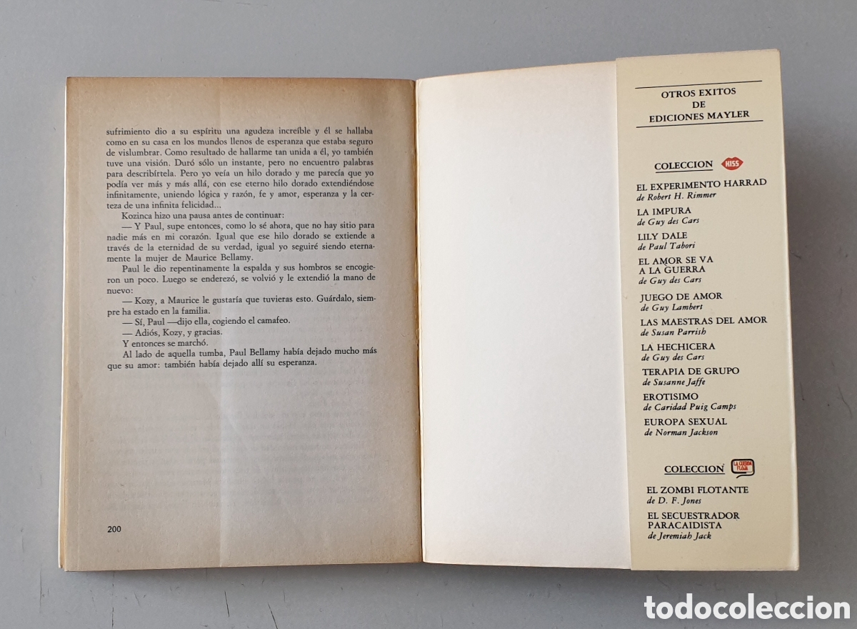 Libros de segunda mano: LIBRO LAS ACTRICES DEL AMOR de Susan Parrish (Espa&ntilde;a - Ediciones Mayler - 1978) RARO ESCASO - Foto 9