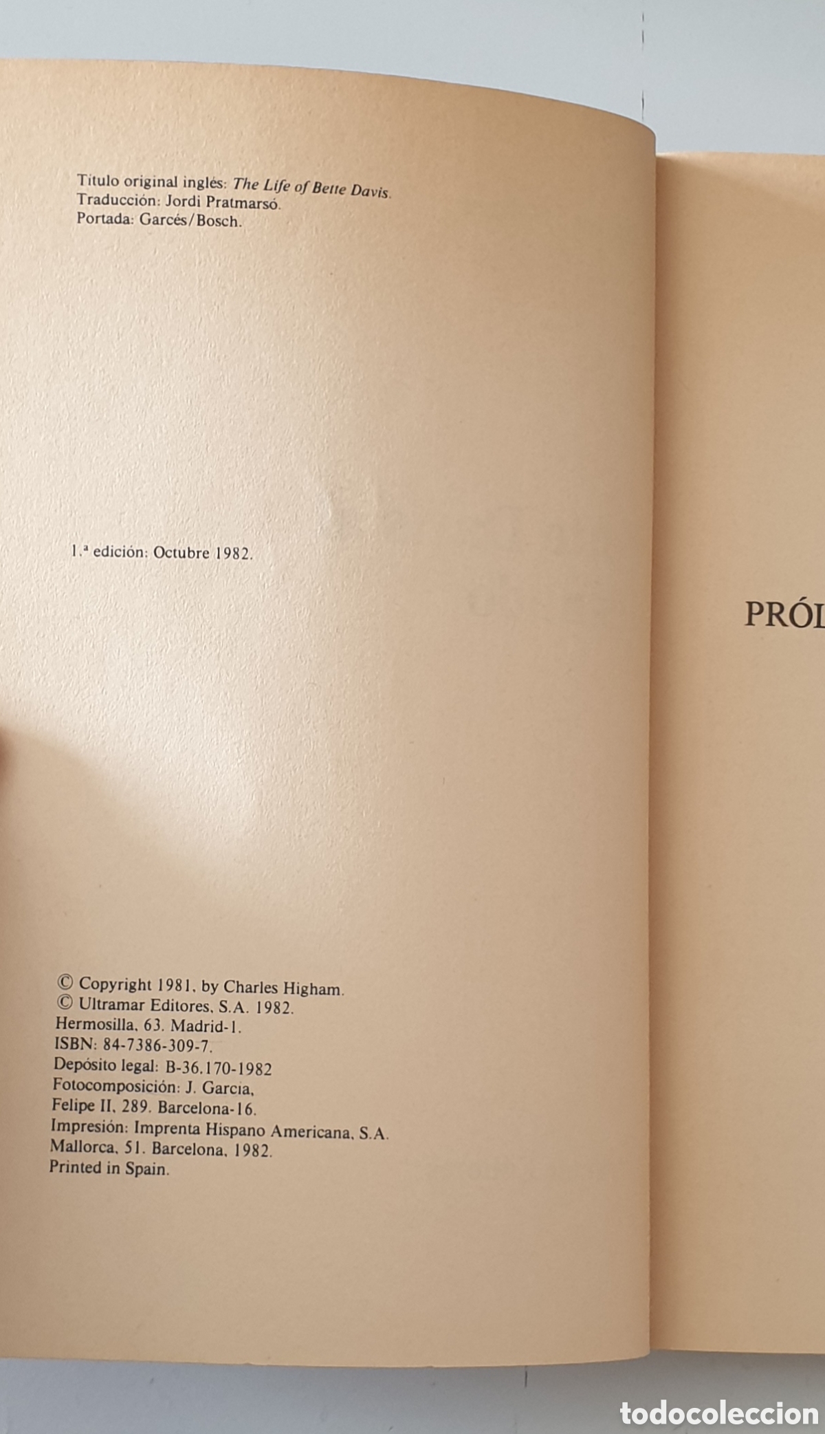 Libros de segunda mano: LIBRO BETTE DAVIS AL DESNUDO (Ultramar Editores, 1982) 1&deg; EDICION - Foto 5