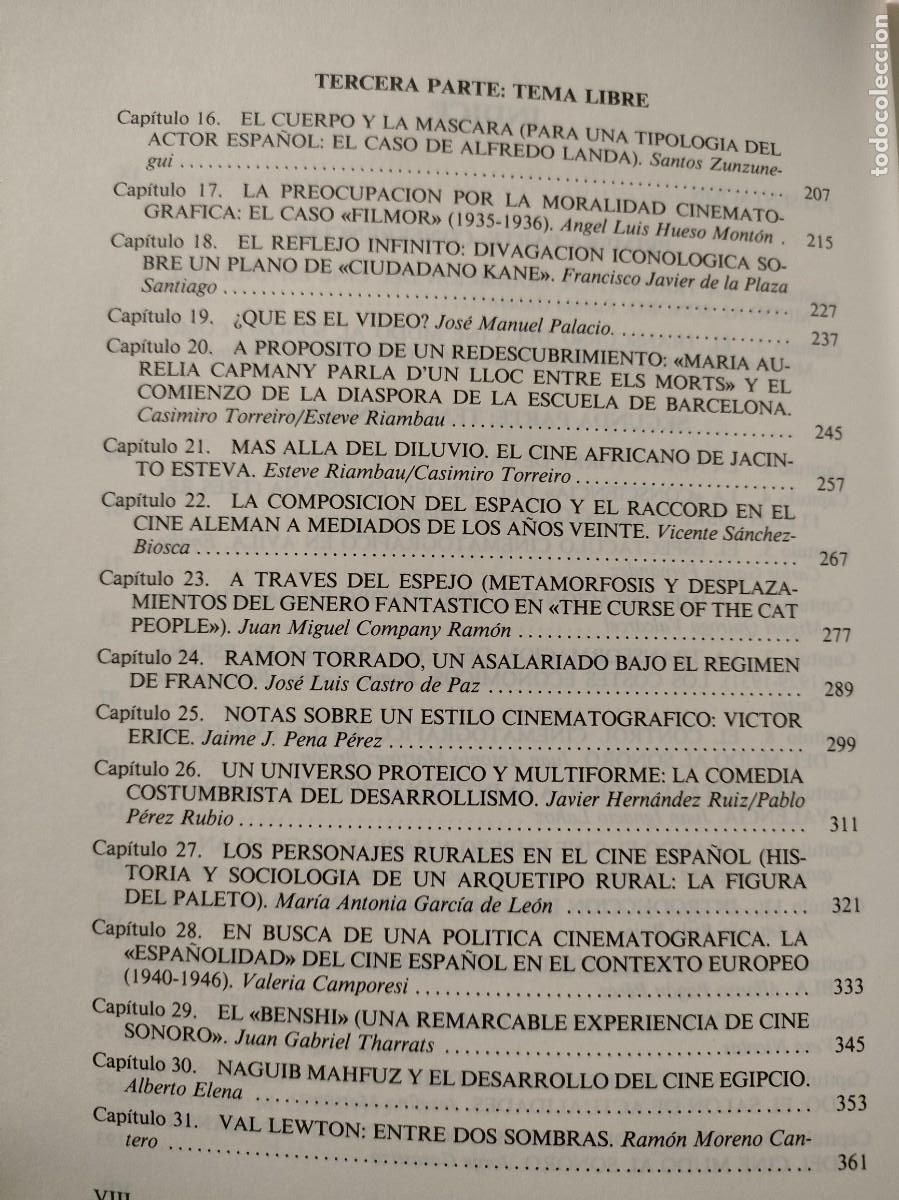 Libros de segunda mano: EL PASO DEL MUDO AL SONORO EN EL CINE ESPA&Ntilde;OL. 1993 - Foto 2