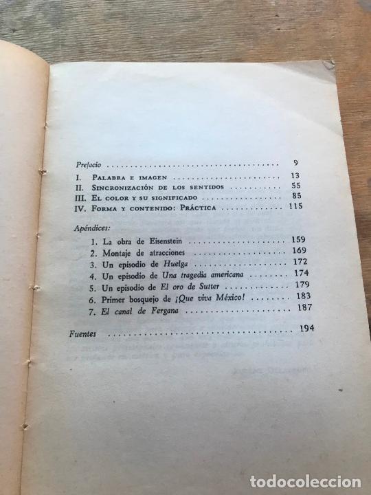 Libros de segunda mano: SERGIO M. EISENSTEIN. EL SENTIDO DEL CINE. - Foto 4