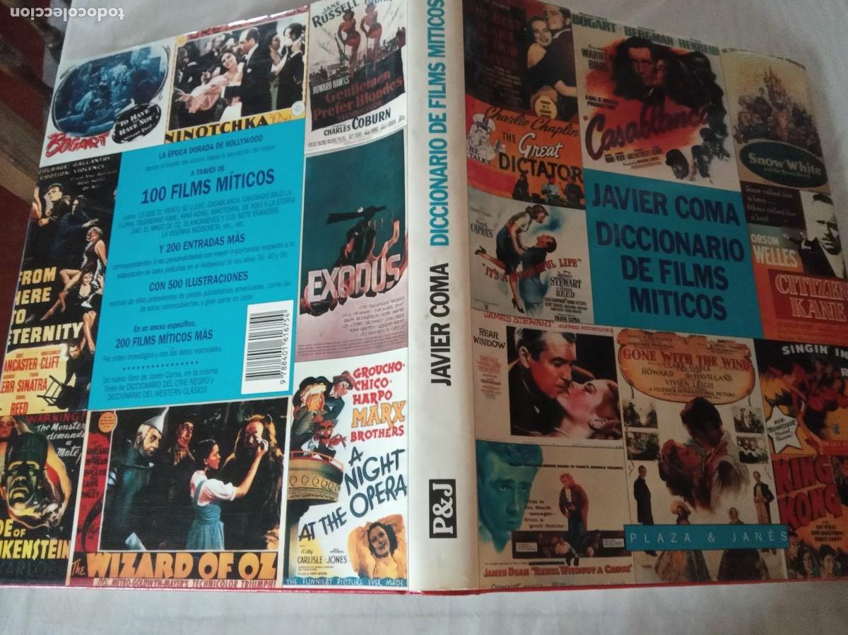 Libros de segunda mano: DICCIONARIO DE FILMS MITICOS. - JAVIER COMA. - Foto 2