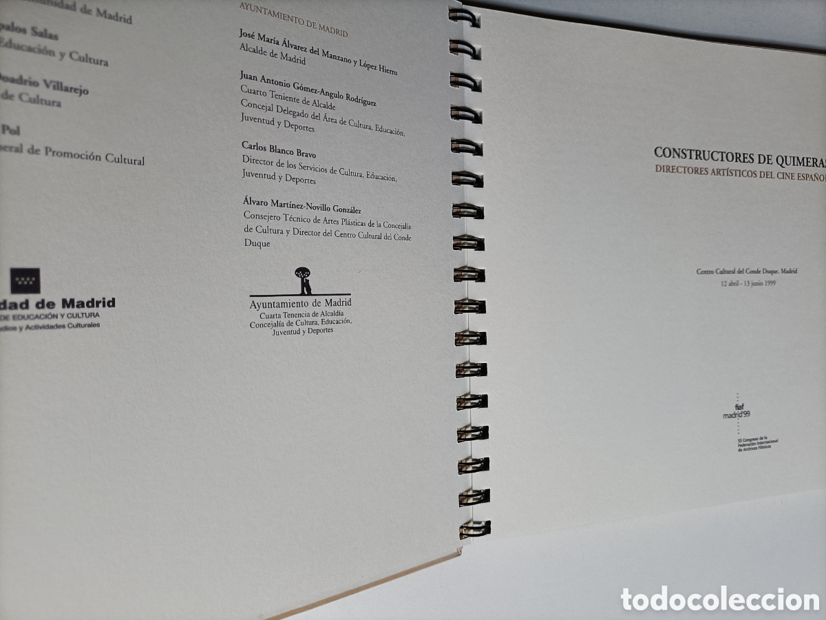 Libros de segunda mano: Constructores de quimeras. Directores art&iacute;sticos del cine espa&ntilde;ol. - Foto 6