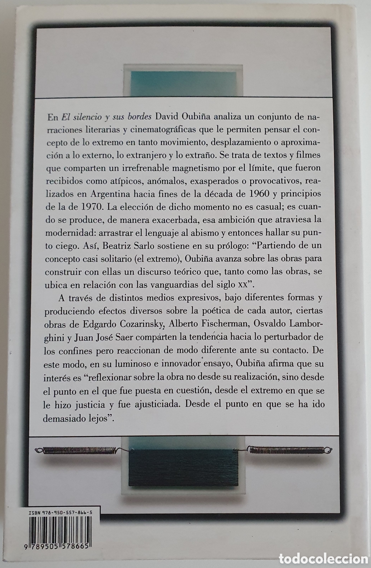 Libros de segunda mano: David Oubi&ntilde;a el silencio y sus bordes - Foto 2