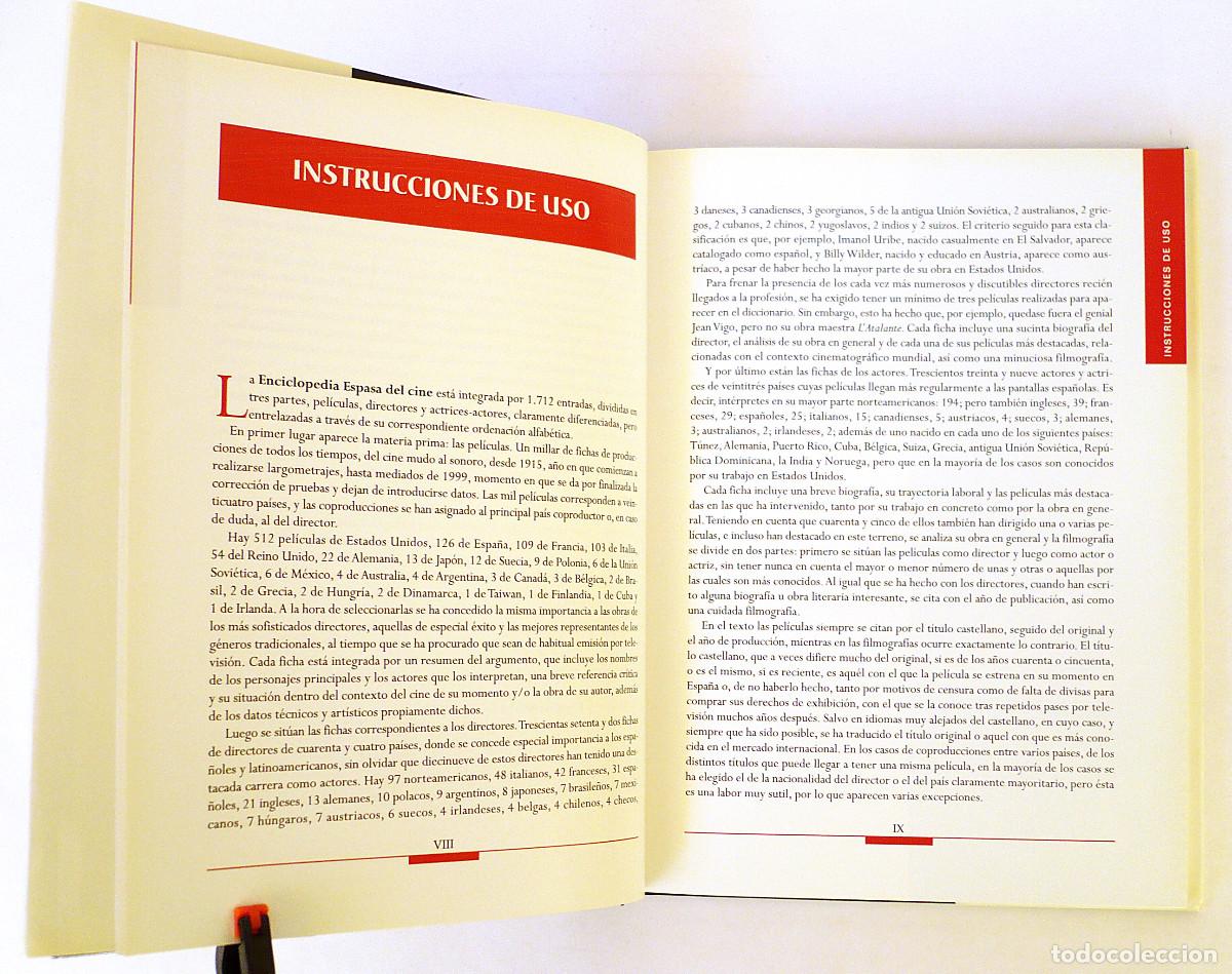 Libros de segunda mano: Enciclopedia Espasa del cine - Foto 5