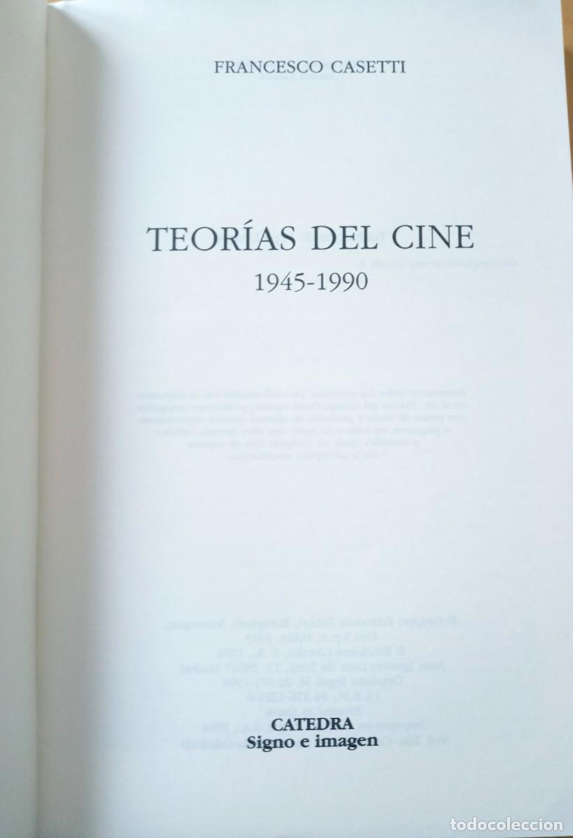 Libros de segunda mano: FRANCESCO CASETTI TEORIAS DEL CINE - Foto 3