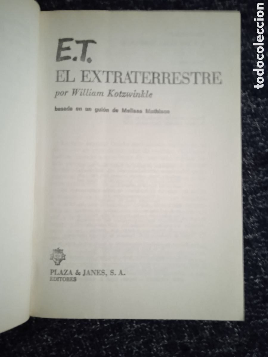 Libros de segunda mano: E.T. EL EXTRATERRESTRE / LIBRO DE LA PELICULA - Foto 2