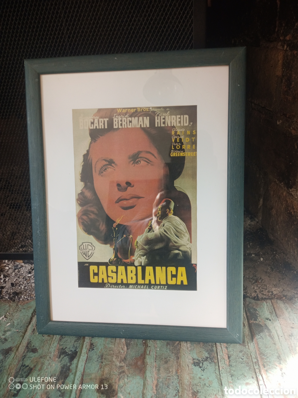 Livros em segunda m&atilde;o: Cartel enmarcado Casablanca