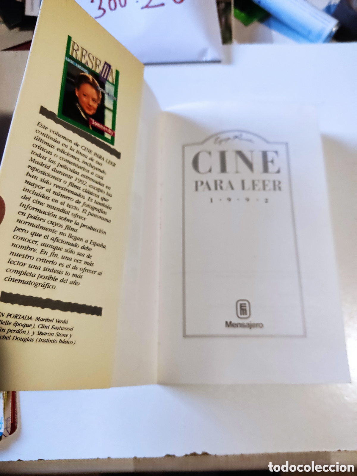 Libros de segunda mano: Libro cine para leer 1992 equipo rese&ntilde;a - Foto 2