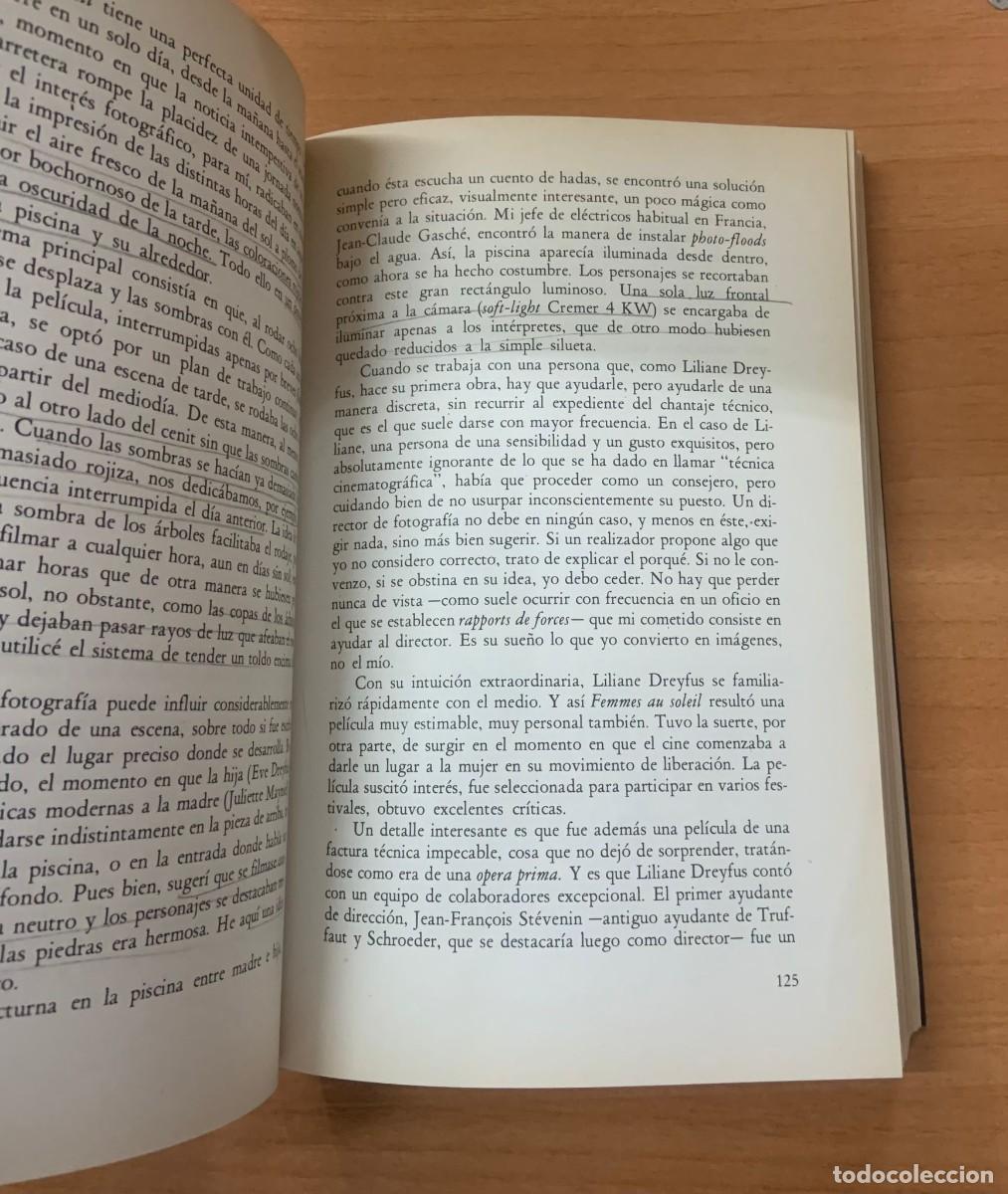 Libros de segunda mano: D&iacute;as de una c&aacute;mara, de N&eacute;stor Almendros - Foto 3