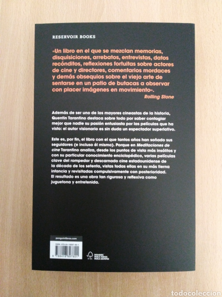 Libros de segunda mano: MEDITACIONES DE CINE. Quentin Tarantino - Foto 2