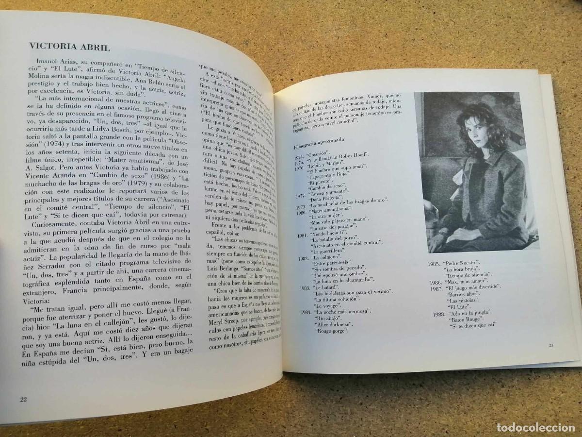 Libros de segunda mano: ACTRICES ESPA&Ntilde;OLAS DE LOS 80, RECOPILACION DE JOAQUIN RODRIGUEZ - Foto 2