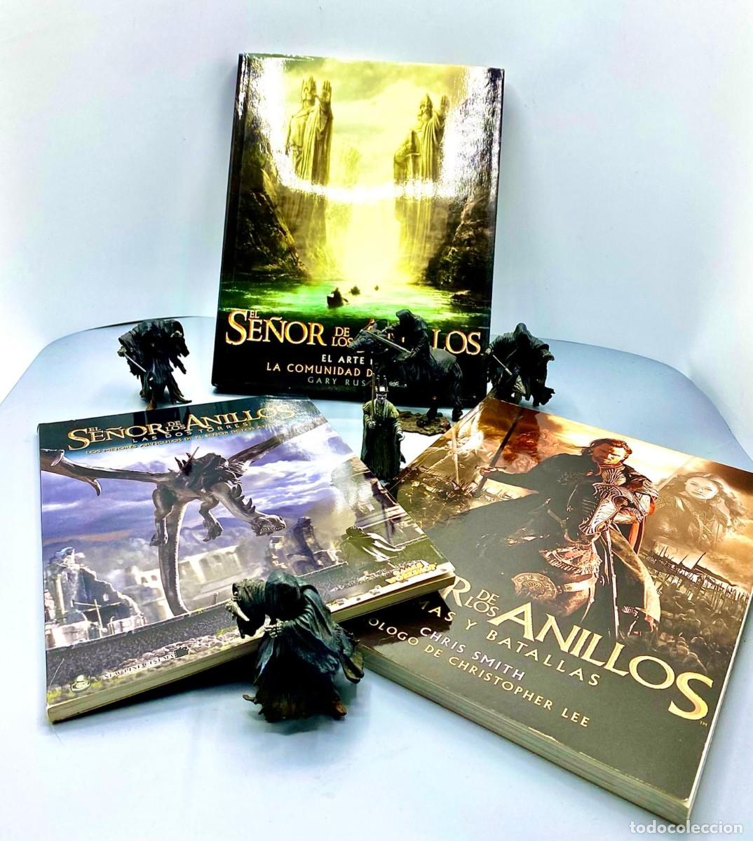 Libros de segunda mano: LOTE DEL SE&Ntilde;OR DE LOS ANILLOS LIBROS Y FIGURAS - Foto 1