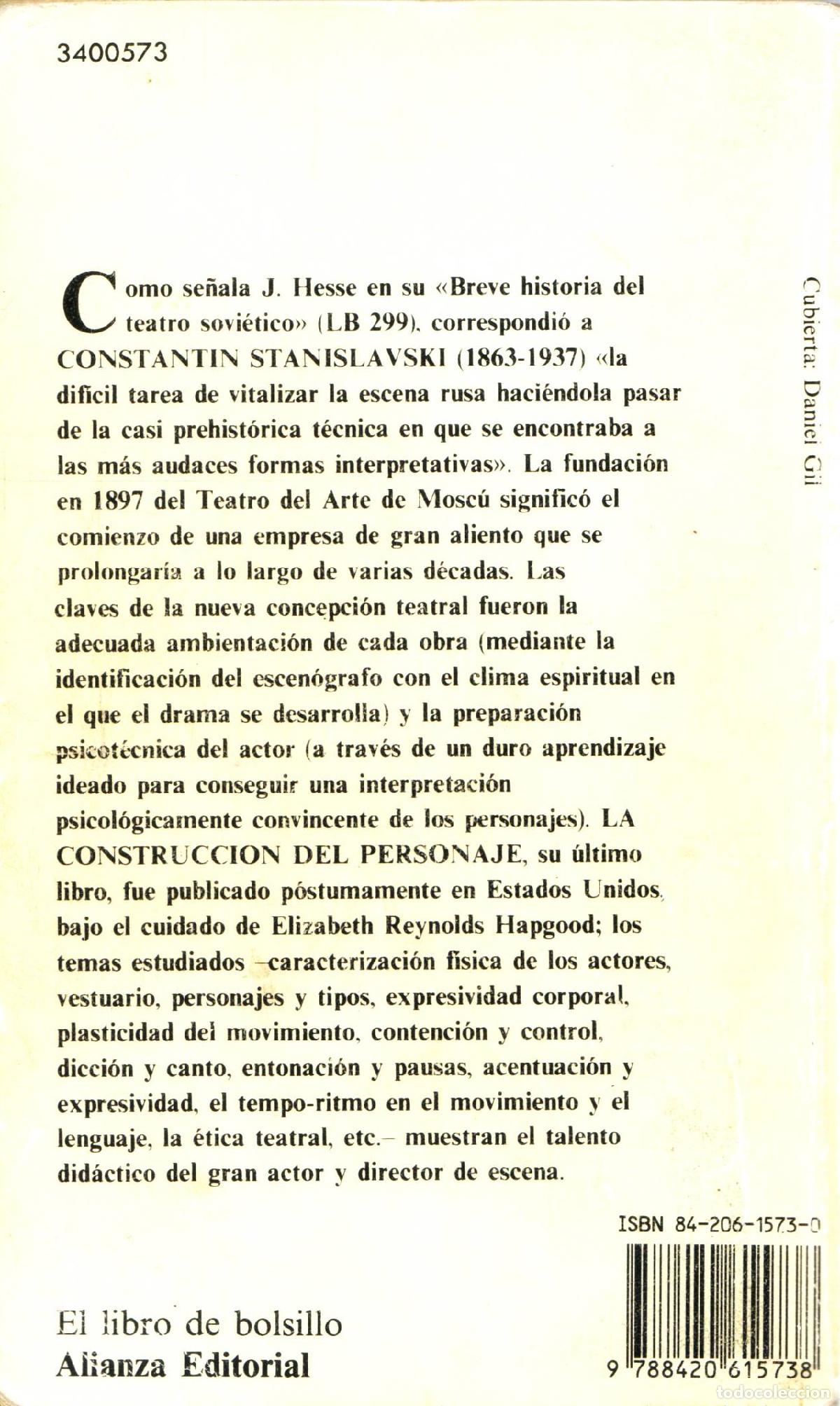 Libros de segunda mano: La construccion del personaje - Stanislavski, Constantin - Foto 3