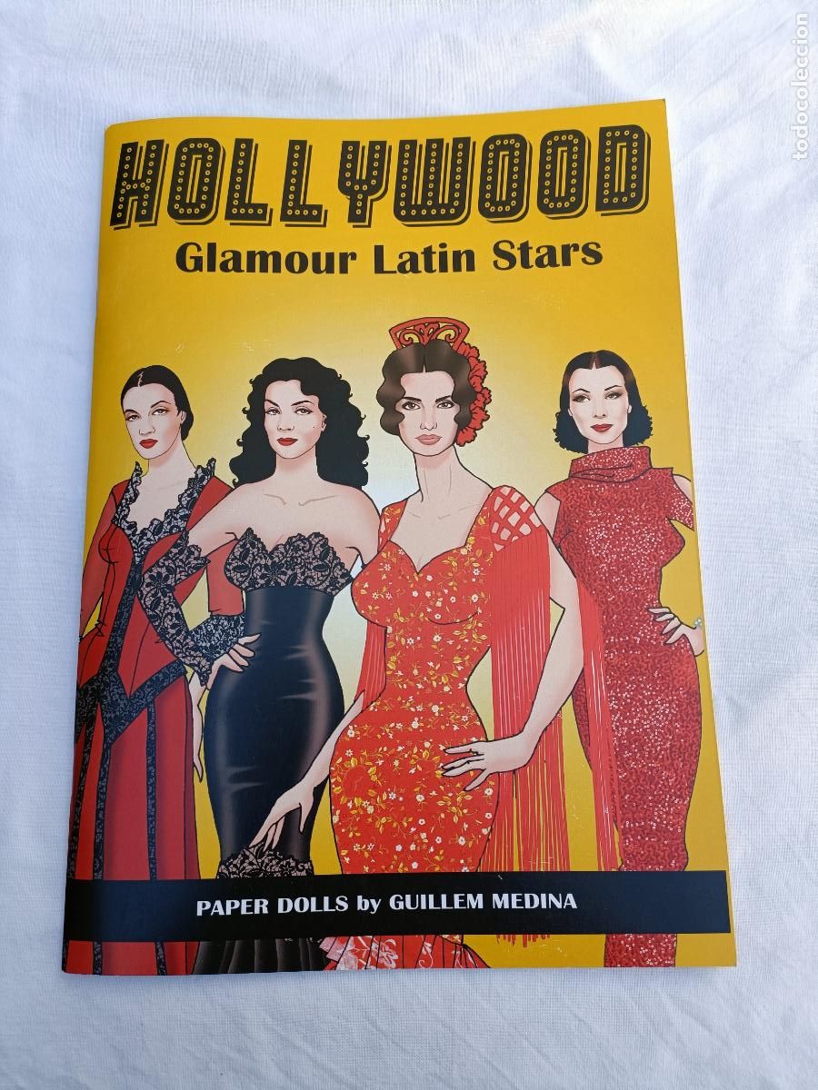 Livros em segunda m&atilde;o: HOLLYWOOD GLAMOUR LATIN STARS. PAPER DOLLS BY GUILLEM MEDINA