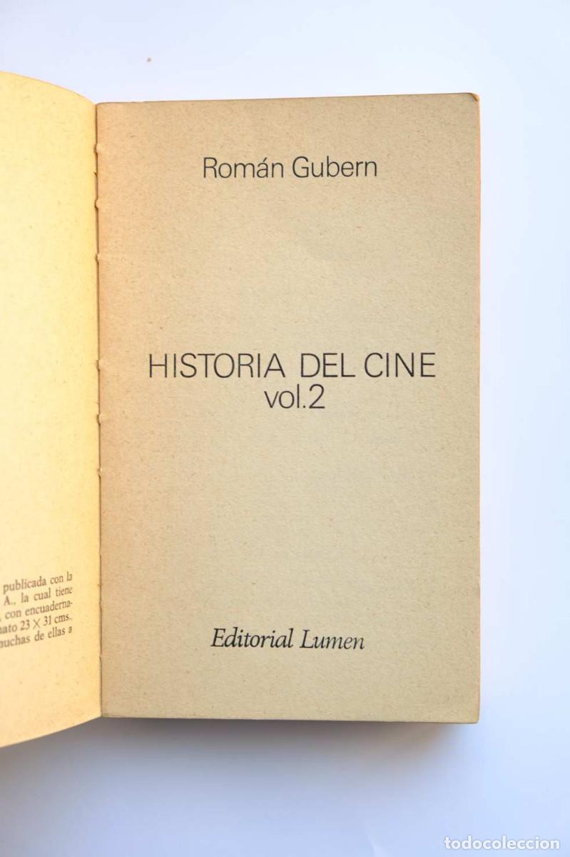 Libros de segunda mano: Historia del cine. Vol. 2 - GUBERN, Rom&aacute;n - Foto 2