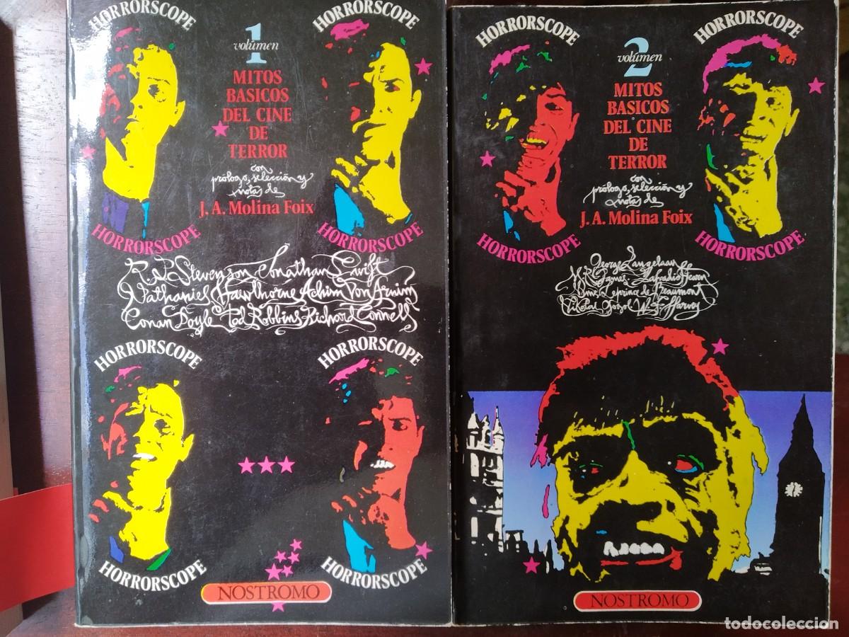 Libros de segunda mano: J.A. Molina Foix - Mitos b&aacute;sicos del cine de terror. Volumen 1 y 2 - Foto 1