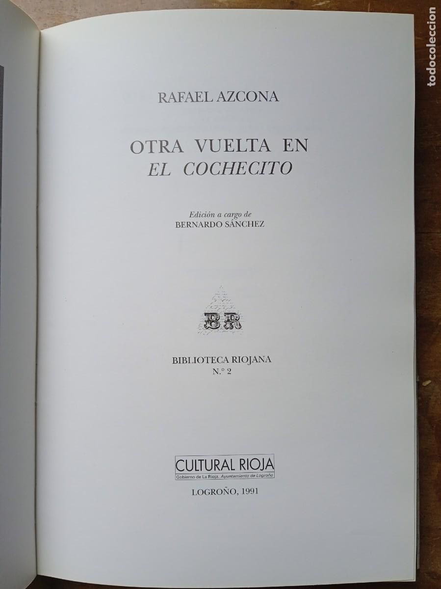 Libros de segunda mano: Otra vuelta en el cochecito Rafael Azcona - Foto 5