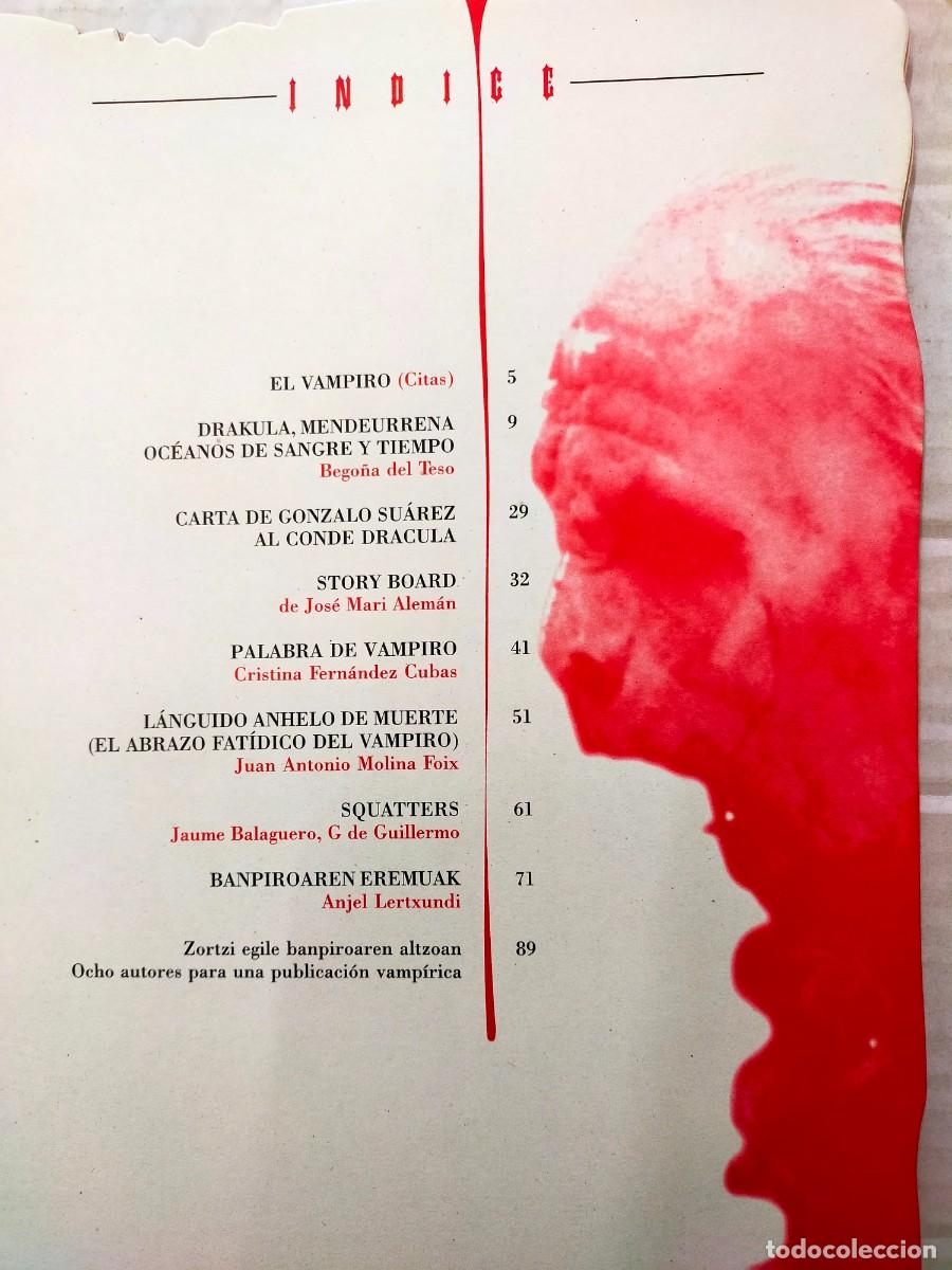 Libros de segunda mano: VAMPIROS / BANPIROAK. DR&Aacute;CULA: UN CENTENARIO. EDICI&Oacute;N LIMITADA - Foto 4