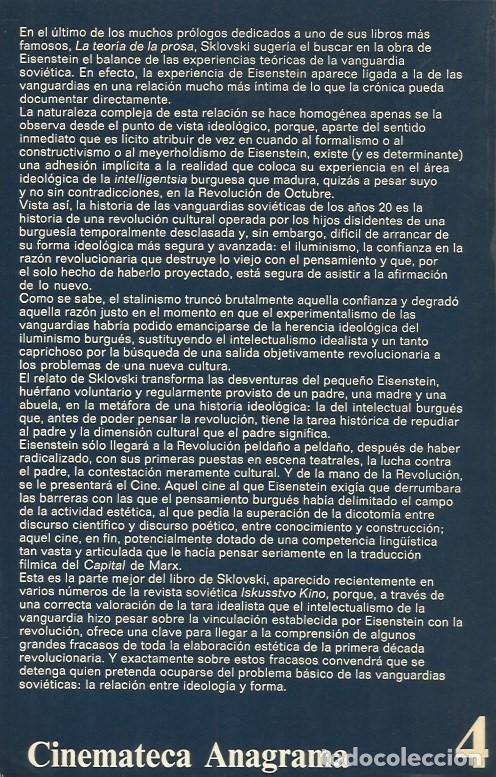 Libros de segunda mano: EISENSTEIN - VIKTOR SKLOVSKI - Foto 3