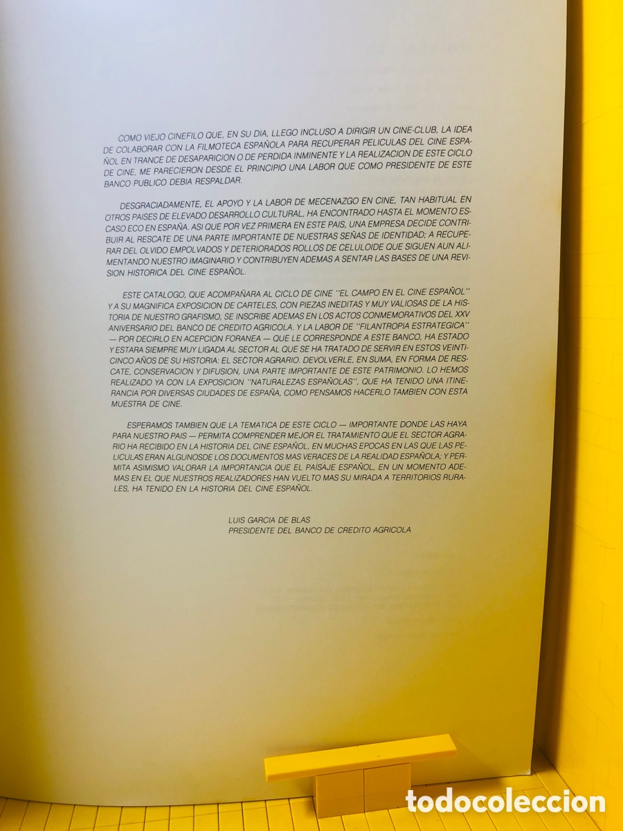 Libros de segunda mano: EL CAMPO EN EL CINE ESPA&Ntilde;OL ● BCA ● 1988 ● - Foto 2