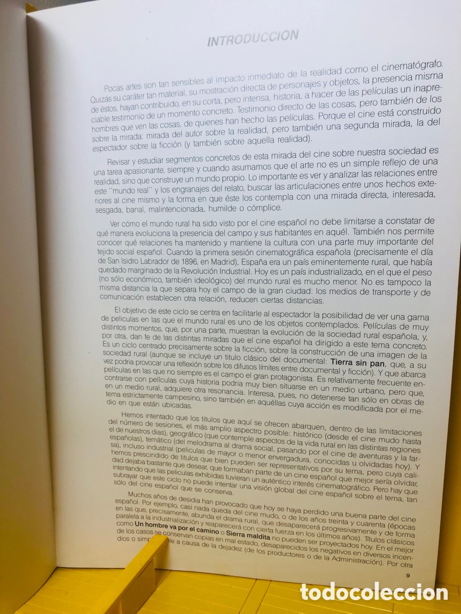 Libros de segunda mano: EL CAMPO EN EL CINE ESPA&Ntilde;OL ● BCA ● 1988 ● - Foto 5