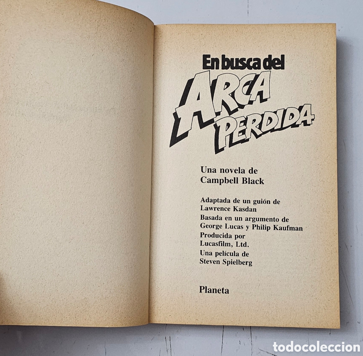 Libros de segunda mano: LIBRO NOVELA EN BUSVA DEL ARCA PERDIDA (Espa&ntilde;a - Planeta - 1981) 4&deg; Edicion - Foto 6