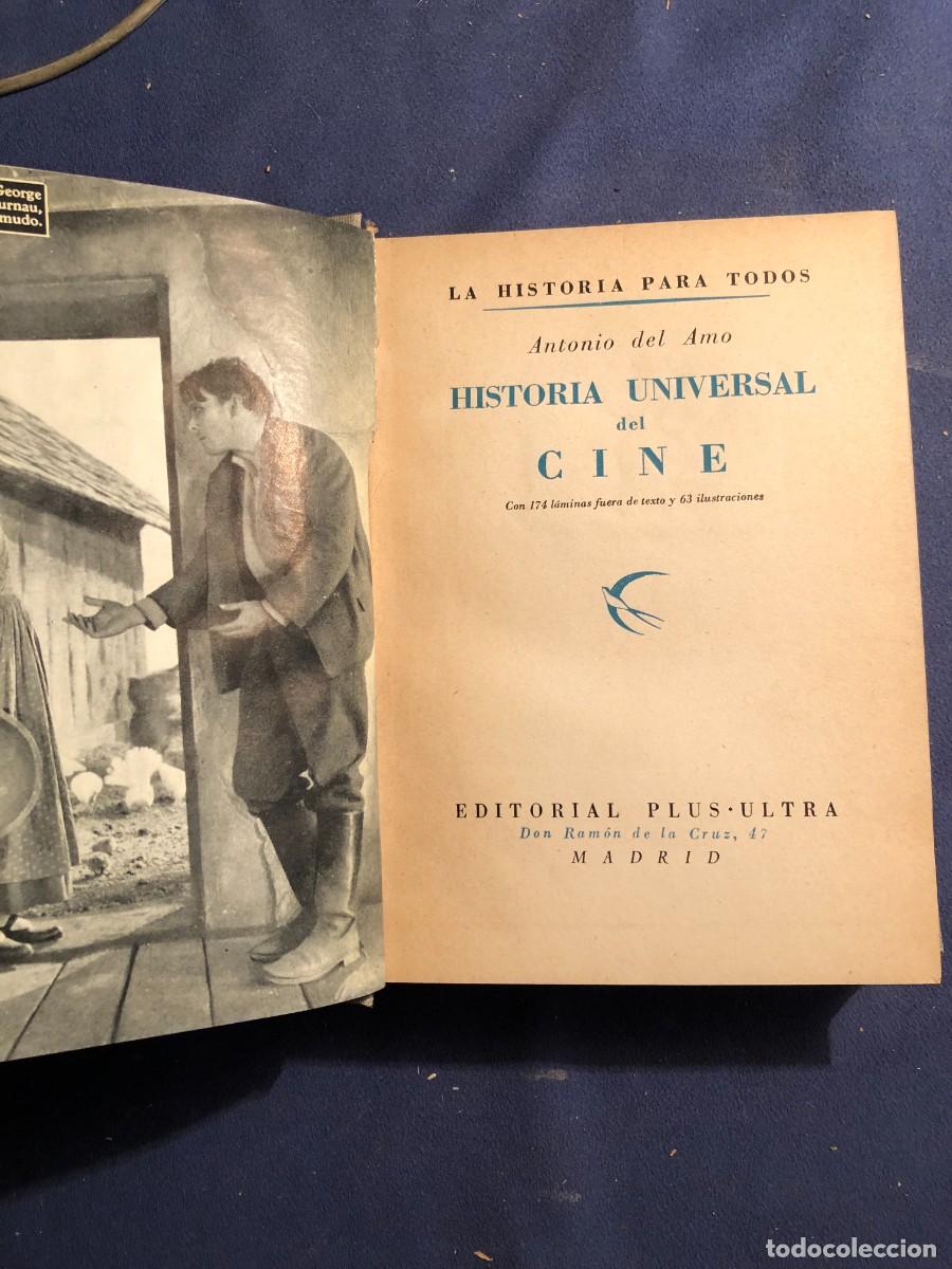 Libros de segunda mano: ANTONIO DEL AMO: - HISTORIA UNIVERSAL DEL CINE - ( 1945) - Foto 3
