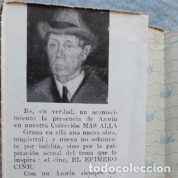 Libros de segunda mano: El Ef&iacute;mero Cine. Azor&iacute;n. 1&ordf; Edici&oacute;n. Abril de 1955. - Foto 3