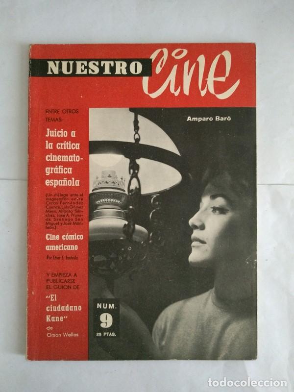Libros de segunda mano: Nuestro cine. 9 - Amparo Baro - Foto 1