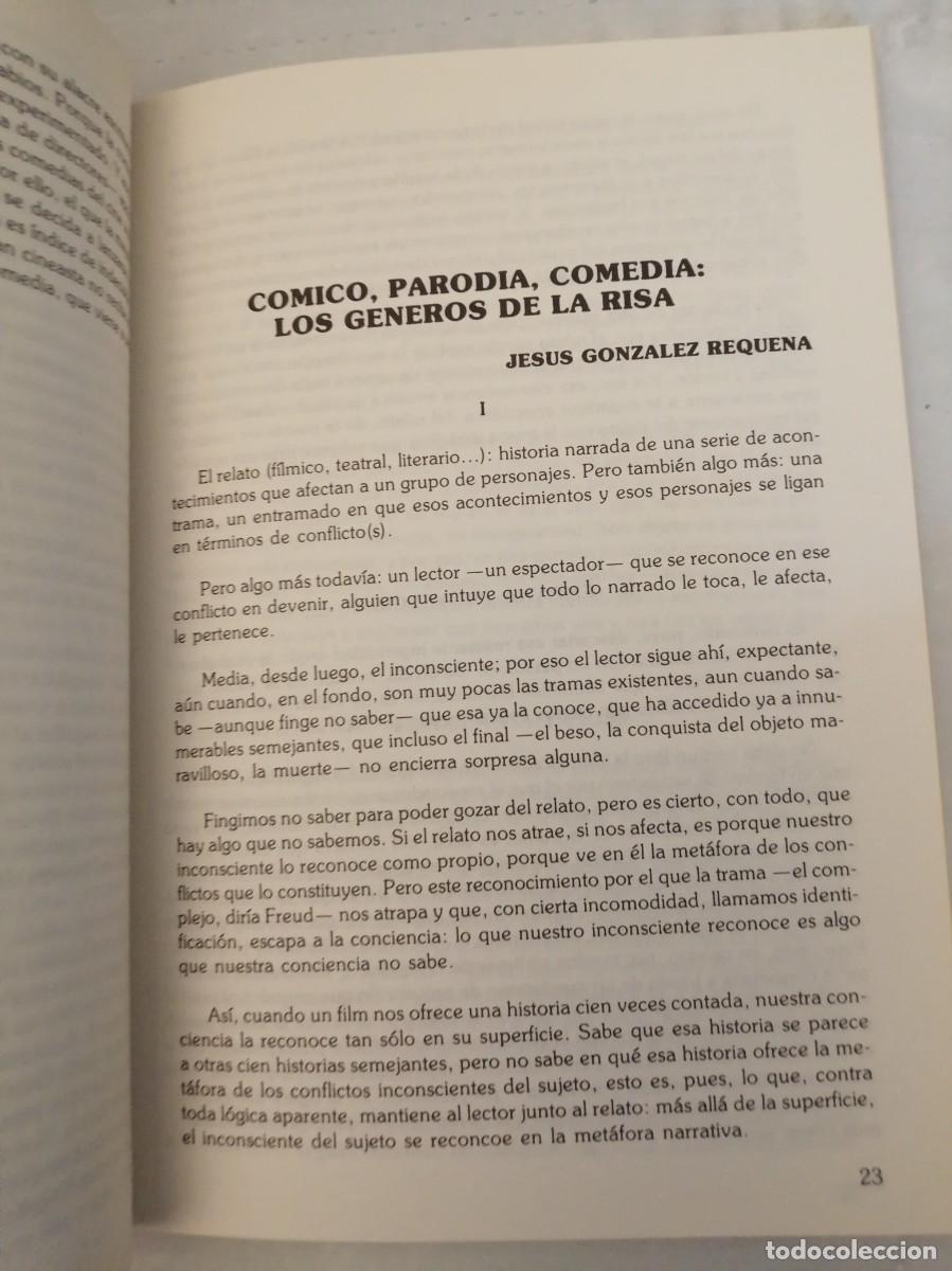 Libros de segunda mano: IMAGFIC 86: La comedia en el cine espa&ntilde;ol (Primera edici&oacute;n) - Foto 7