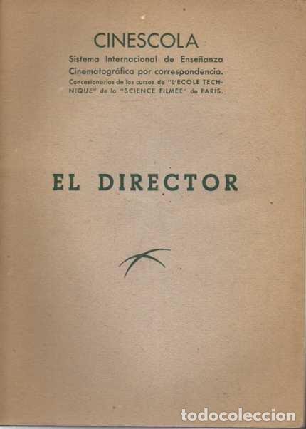 Libros de segunda mano: EL DIRECTOR. - ANONIMO. - Foto 1