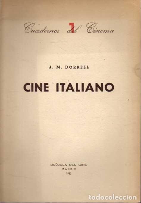 Libros de segunda mano: CINE ITALIANO. - DORRELL, J. M. - Foto 1