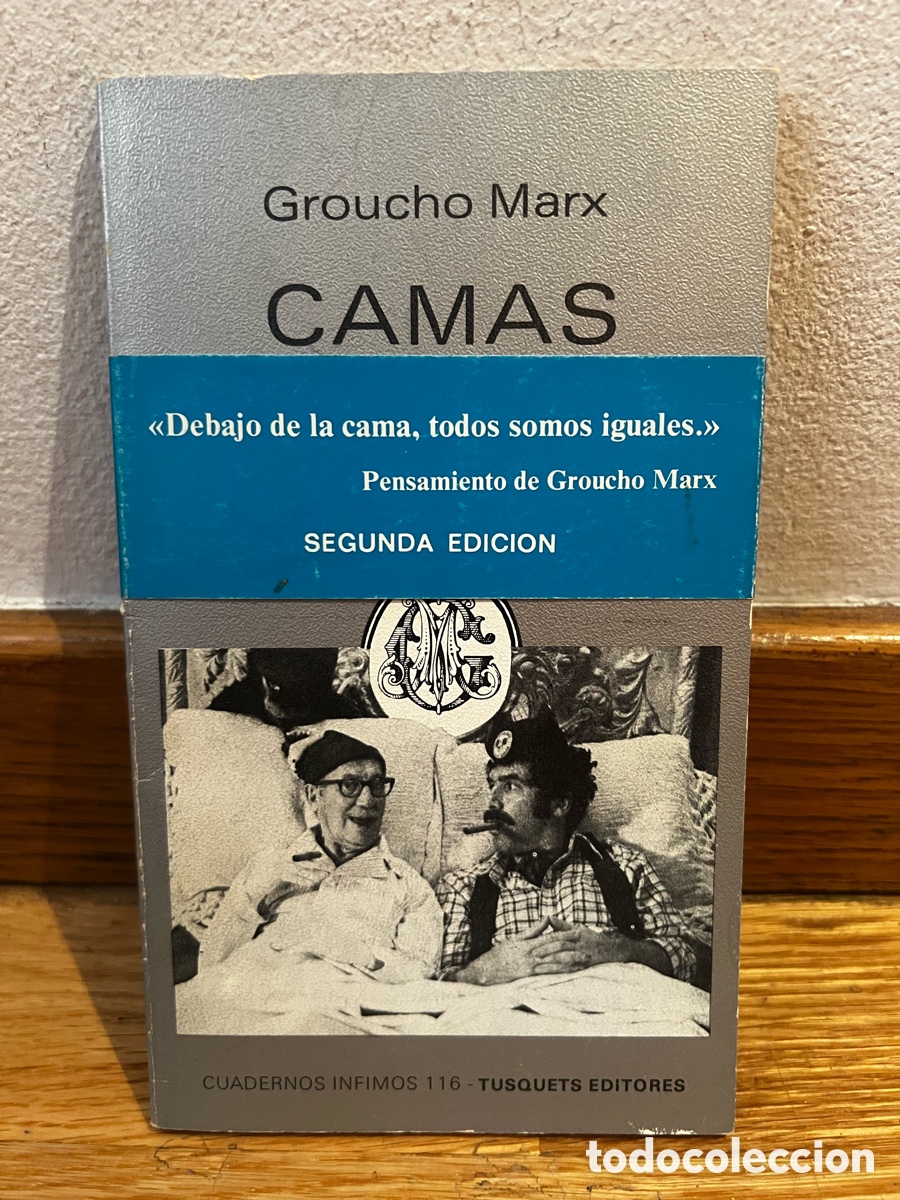 Libros de segunda mano: Groucho Marx CAMAS libro - Foto 1