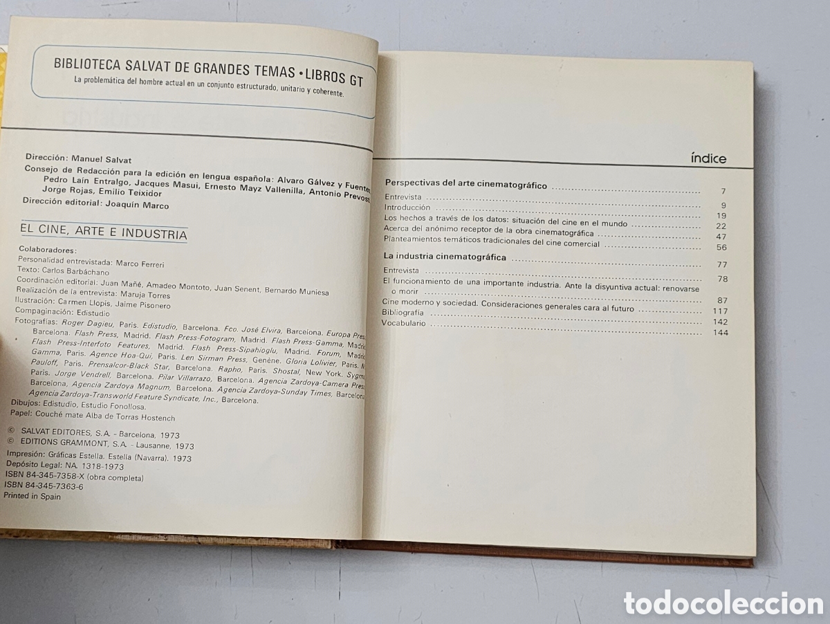 Libros de segunda mano: LIBRO EL CINE, ARTE E INDUSTRIA (Espa&ntilde;a - Salvat - 1973) - Foto 7