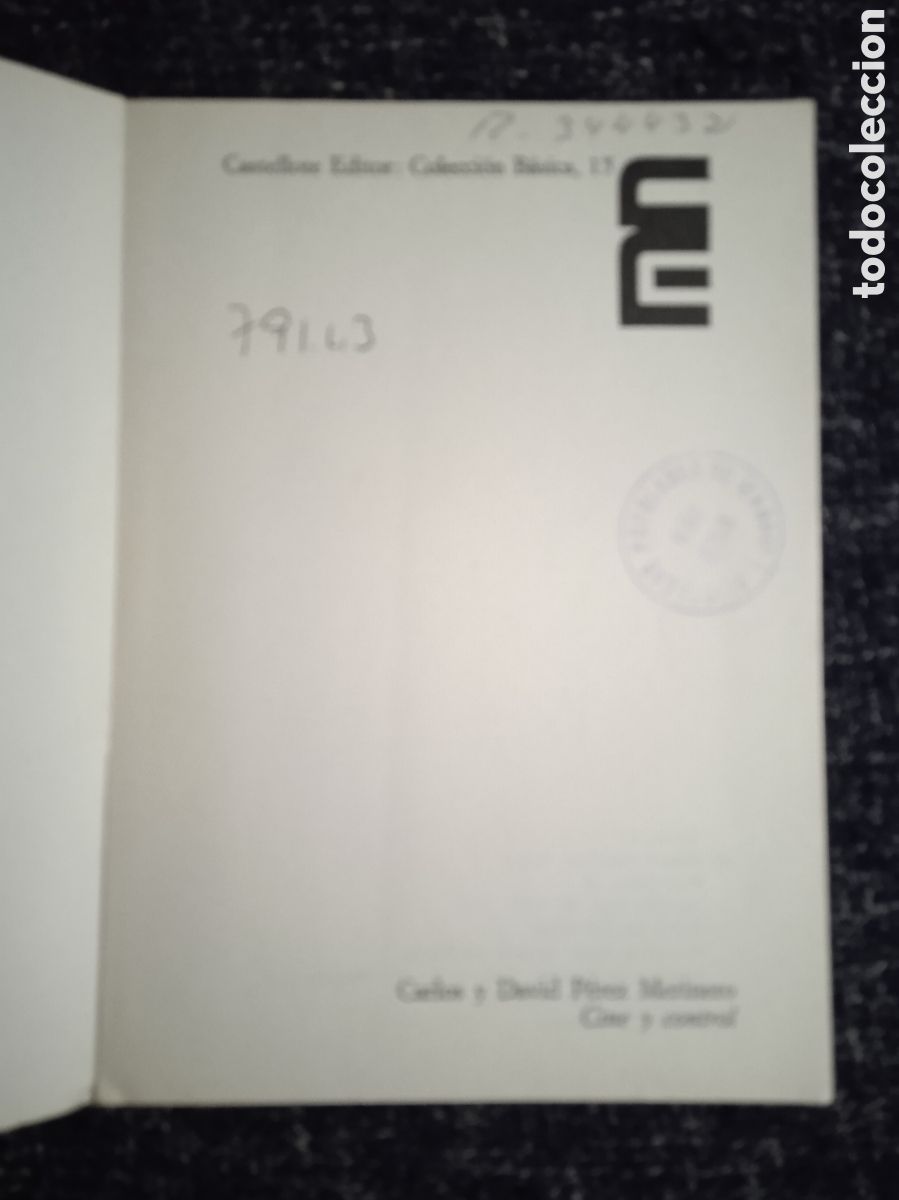 Libros de segunda mano: CINE Y CONTROL / DAVID Y CARLOS PEREZ MERINERO - Foto 2
