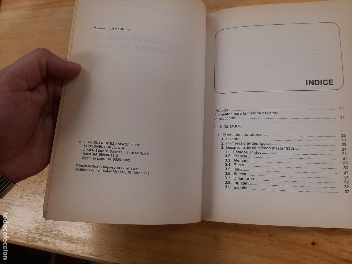 Libros de segunda mano: Elementos para la historia del cine - Luis Guti&eacute;rrez Espada - 1982 - Forja - Foto 6