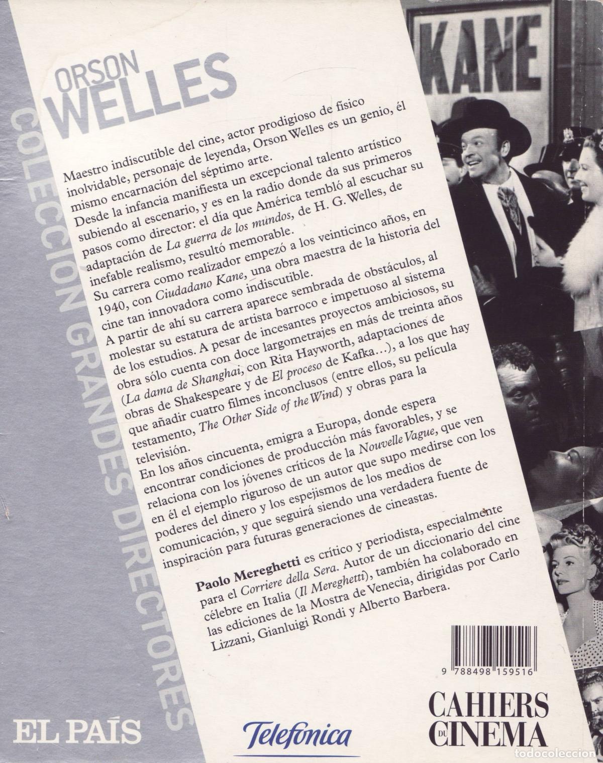 Libros de segunda mano: Orson Welles - Mereghetti, Paolo - Foto 3