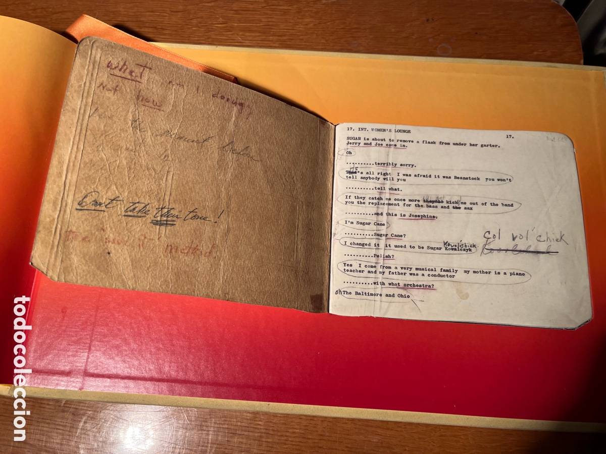 Libros de segunda mano: Billy Wilder&rsquo;s SOME LIKE IT HOT - Foto 8