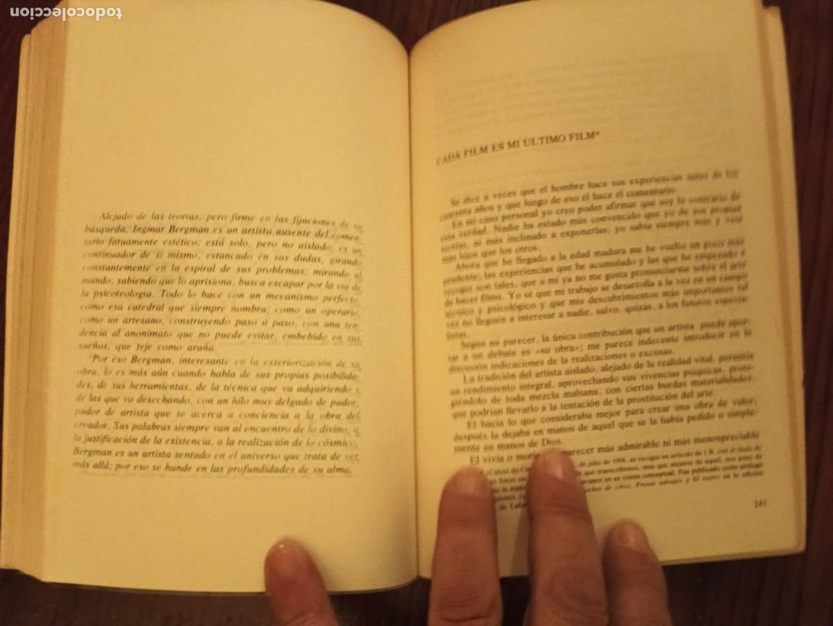 Libros de segunda mano: EN TORNO A INGMAR BERGMAN.- Roberto LAURENTI. - Foto 5