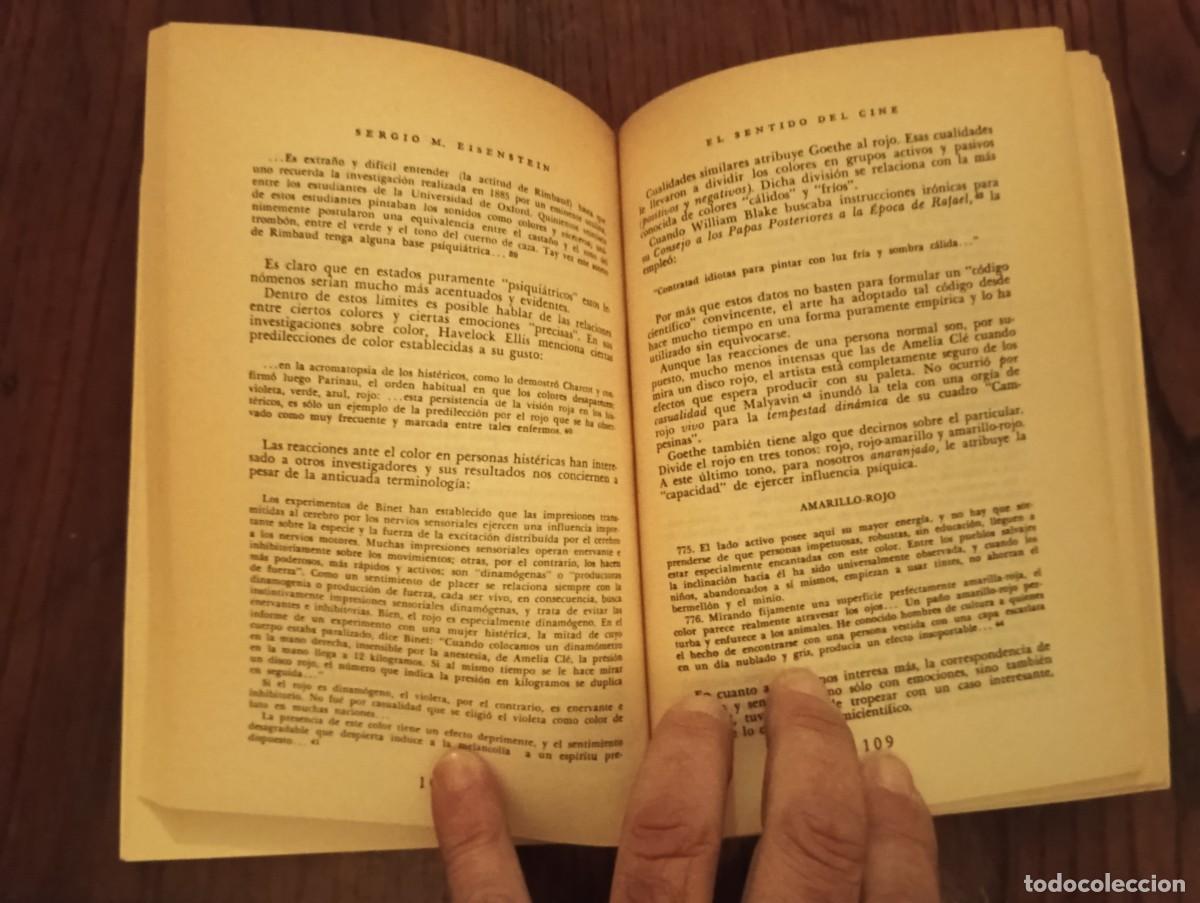 Libros de segunda mano: El sentido del cine. - Sergio Eisenstein. - Foto 4