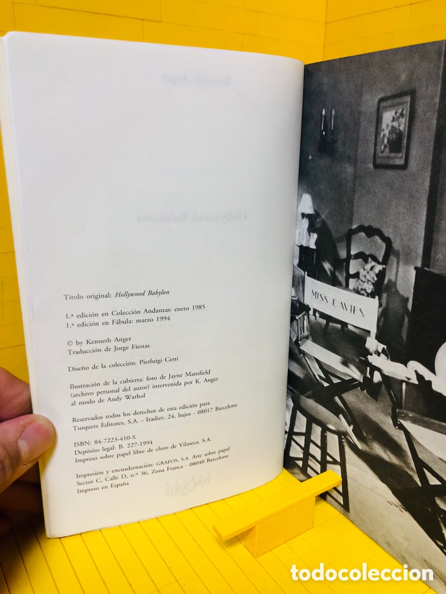 Libros de segunda mano: HOLLYWOOD BABILONIA ● KENNETH ANGER - Foto 3